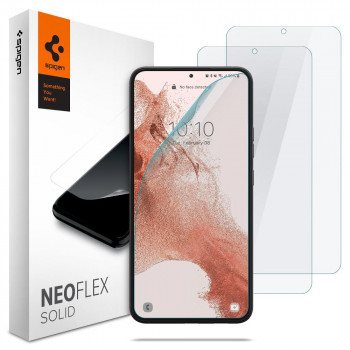 Folie protectie telefon Samsung Galaxy S22 5G (set 2) - Spigen Neo Flex - Clear