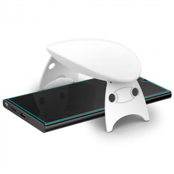 Folie protectie telefon Samsung Galaxy S23 Ultra - Spigen GLAS.tR Platinum UV Light - Clear - Img 2