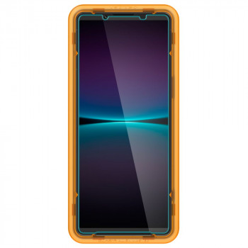 Folie protectie telefon Sony Xperia 1 IV (set 2) - Spigen Glass.TR Align Master - Clear - Img 3