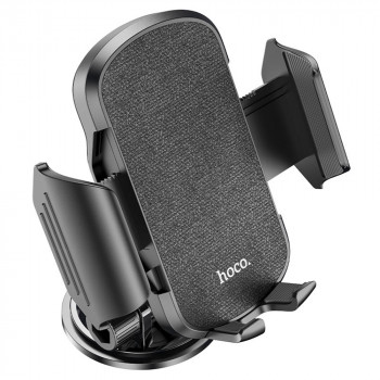 Hoco - Car Holder Just Fast (CA82) - for Windshield and Dashboard - Black - Img 1