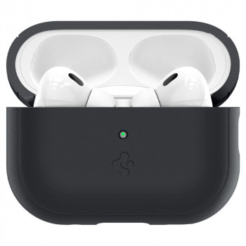 Husa pentru Apple AirPods Pro 1 / 2 - Spigen Silicone Fit - Black - Img 2