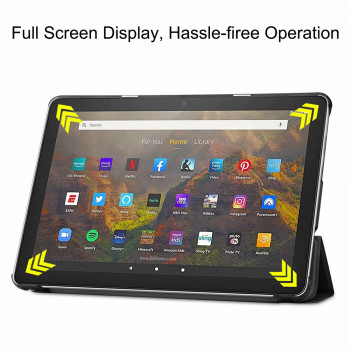 Husa pentru tableta Amazon Fire HD 10 (2021) / Amazon Fire HD 10 Plus (2021) - Techsuit FoldPro - Black - Img 3