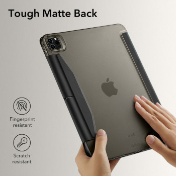Husa pentru tableta iPad Pro 11 (2020 / 2021 / 2022) - ESR Ascend Trifold - Black - Img 2