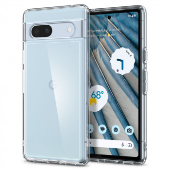 Husa telefon Google Pixel 7a - Spigen Ultra Hybrid - Clear