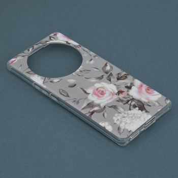 Husa telefon Honor Magic5 Lite - Techsuit Marble Series - Bloom of Ruth Gray - Img 4