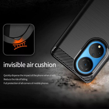 Husa telefon Honor X7 - Techsuit Carbon Silicone - Black - Img 3