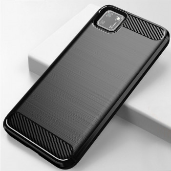Husa telefon Huawei Y5p - Techsuit Carbon Silicone - Black - Img 2