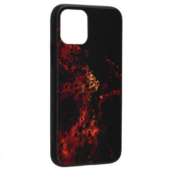 Husa telefon iPhone 11 Pro - Techsuit Glaze Series - Red Nebula - Img 2