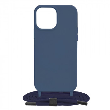 Husa telefon iPhone 13 Pro Max - Techsuit Crossbody Lanyard - Blue