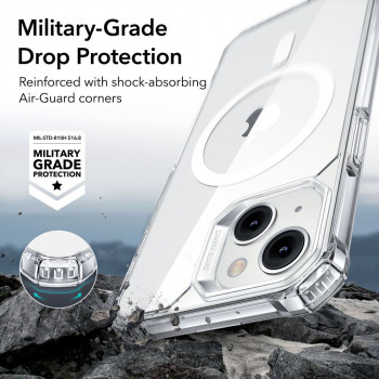 Husa telefon iPhone 14 / iPhone 13 - ESR Air Armor HaloLock - Clear - Img 4