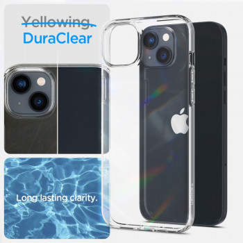 Husa telefon iPhone 14 Plus + 2x Folie - Spigen Crystal Pack 360 - Crystal Clear - Img 2