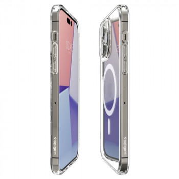 Husa telefon iPhone 14 Pro - Spigen Ultra Hybrid MagSafe - White - Img 2