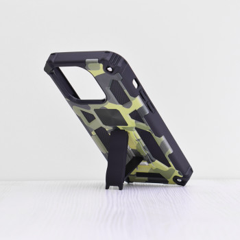 Husa telefon iPhone 14 Pro - Techsuit Blazor Series - Camo Lime - Img 3