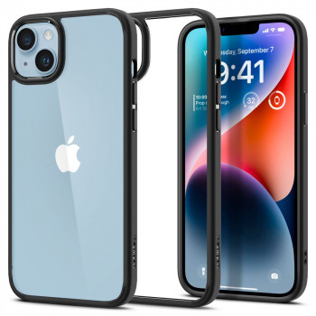 Husa telefon iPhone 14 - Spigen Ultra Hybrid - Matte Black