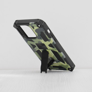 Husa telefon iPhone 15 Pro Max - Techsuit Blazor Series - Camo Lime - Img 3