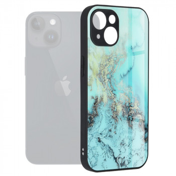 Husa telefon iPhone 15 - Techsuit Glaze Series - Blue Ocean