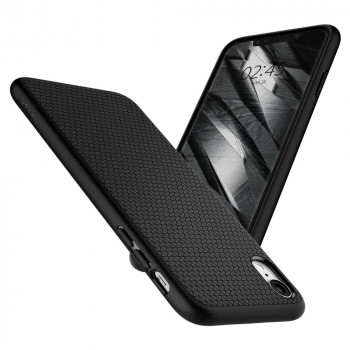 Husa telefon iPhone XR - Spigen Liquid Air - Black - Img 3