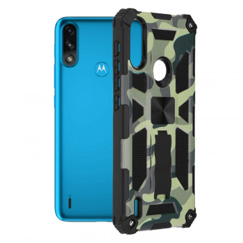 Husa telefon Motorola Moto E7 Power / Moto E7i Power - Techsuit Blazor Series - Camo Lime - Img 1