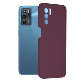 Husa telefon Oppo A16 / A16s / A54s - Techsuit Soft Edge Silicone - Plum Violet - Img 1