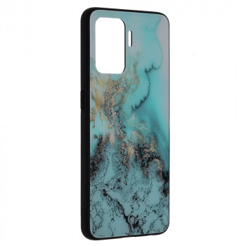 Husa telefon Oppo A94 4G / Reno5 Lite - Techsuit Glaze Series - Blue Ocean - Img 3