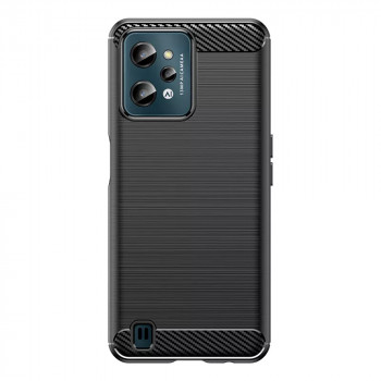 Husa telefon Realme C31 - Techsuit Carbon Silicone - Black - Img 2