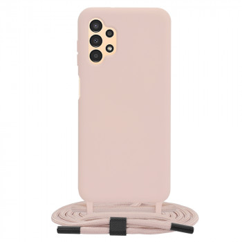 Husa telefon Samsung Galaxy A13 4G - Techsuit Crossbody Lanyard - Pink