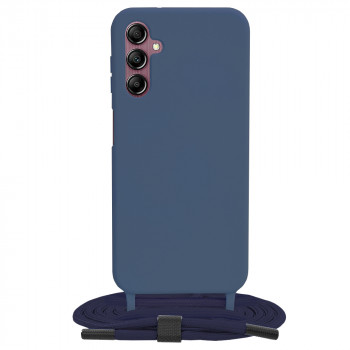 Husa telefon Samsung Galaxy A14 4G / A14 5G - Techsuit Crossbody Lanyard - Blue