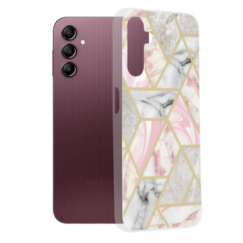 Husa telefon Samsung Galaxy A14 4G / A14 5G - Techsuit Marble Series - Pink Hex