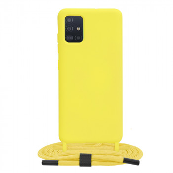 Husa telefon Samsung Galaxy A51 4G - Techsuit Crossbody Lanyard - Yellow