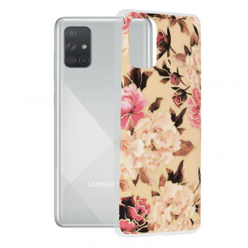 Husa telefon Samsung Galaxy A71 4G - Techsuit Marble Series - Mary Berry Nude