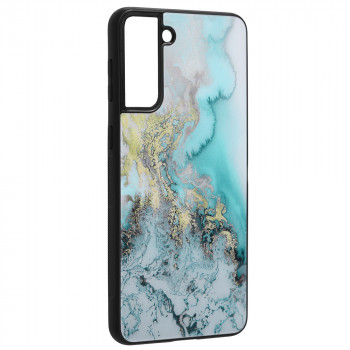 Husa telefon Samsung Galaxy S21 Plus 5G - Techsuit Glaze Series - Blue Ocean - Img 2