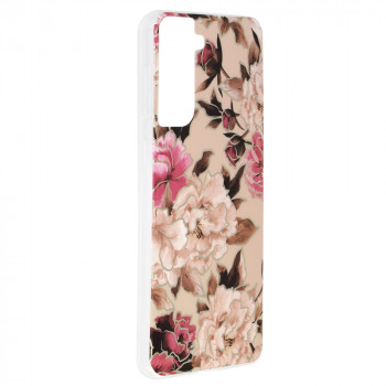 Husa telefon Samsung Galaxy S21 Plus 5G - Techsuit Marble Series - Mary Berry Nude - Img 2