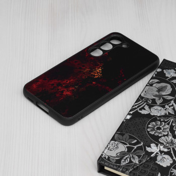Husa telefon Samsung Galaxy S23 - Techsuit Glaze Series - Red Nebula - Img 2