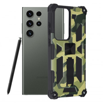 Husa telefon Samsung Galaxy S23 Ultra - Techsuit Blazor Series - Camo Lime