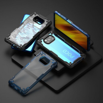 Husa telefon Xiaomi Poco X3 / Poco X3 NFC / Poco X3 Pro - Ringke Fusion X - Black - Img 3