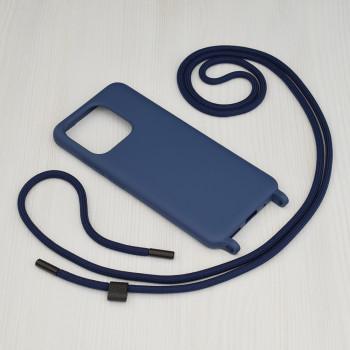 Husa telefon Xiaomi Redmi 12C - Techsuit Crossbody Lanyard - Blue - Img 2