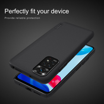 Husa telefon Xiaomi Redmi Note 11 / Note 11S - Nillkin Super Frosted Shield - Black - Img 4