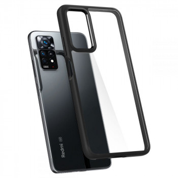 Husa telefon Xiaomi Redmi Note 11 Pro 4G / Note 11 Pro 5G - Spigen Ultra Hybrid - Matte Black - Img 3
