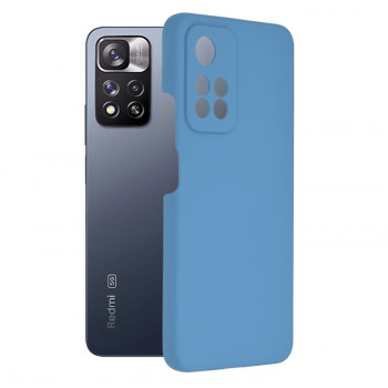 Husa telefon Xiaomi Redmi Note 11 Pro+ 5G - Techsuit Soft Edge Silicone - Denim Blue - Img 1