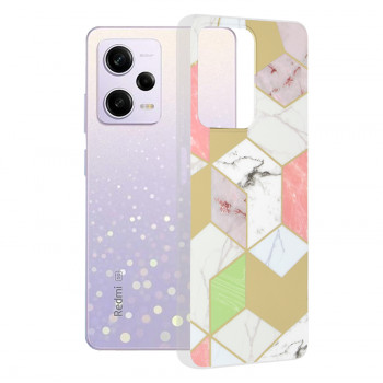 Husa telefon Xiaomi Redmi Note 12 Pro / Poco X5 Pro - Techsuit Marble Series - Purple Hex