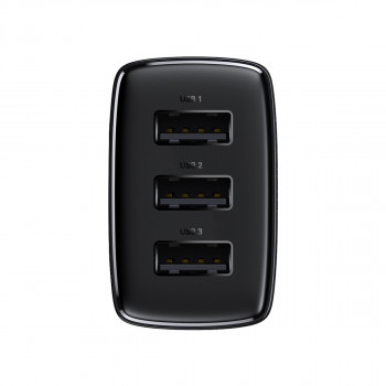 Incarcator de Priza 3xUSB, 17W - Baseus (CCXJ020101) - Black - Img 3