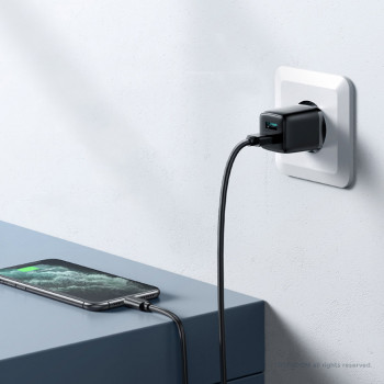 Incarcator Priza 2 x USB, 12W, 2.4A - JoyRoom (L-2A121) - Black - Img 4