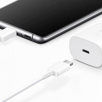Incarcator Priza Fast Charging, PD 25W, cablu Type-C la Type-C 3A - Samsung (EP-TA800XBEGWW) - Black (Blister Packing) - Img 4