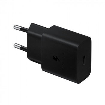 Incarcator Priza Type-C 15W, Fast Charging - Samsung (EP-T1510NBEGEU) - Black (Blister Packing) - Img 1