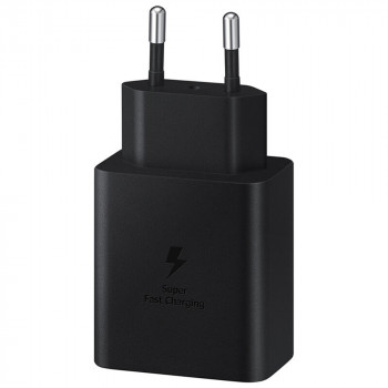 Incarcator Priza Type-C 45W, Cablu USB-C la Type-C - Samsung (EP-T4510XBEGEU) - Black (Blister Packing) - Img 1