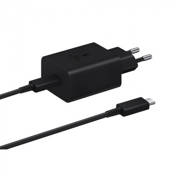 Incarcator Priza Type-C 45W, Cablu USB-C la Type-C - Samsung (EP-T4510XBEGEU) - Black (Blister Packing) - Img 3