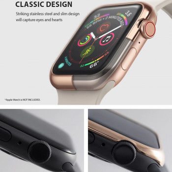 Rama pentru Apple Watch 1 / 2 / 3 (42mm) - Ringke Bezel Styling - Rose Gold - Img 2