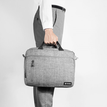 Servieta Laptop 16″ - Tomtoc Defender Laptop Briefcase (A43E1G3) - Gray - Img 2