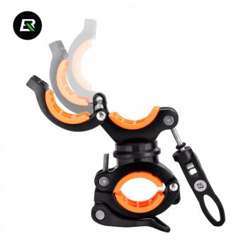 Suport Lanterna Bicicleta - RockBros 360 Angle Rotation (DJ1001-GR) - Green White - Img 4