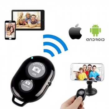 Telecomanda Selfie Stick - Techsuit Bluetooth Control (RMC-01) - Black - Img 1
